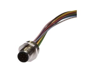 Akcesoria, Wtyczka do zabudowy, kompletna, 30V, M12 8pin, IP67, Złącze śrubowe M16, AV98A922