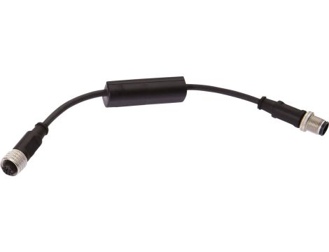 Akcesoria, ultradźwięki, kabel, 0,3 m, M12 żeński (gniazdo) 5-pinowy prosty, M12 męski, AU000013