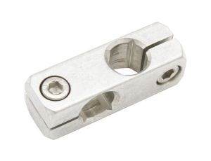 Akcesoria, dwukierunkowy uchwyt zaciskowy, 16x48x16 mm, aluminium, AY000166