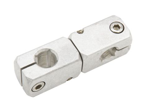 Akcesoria, regulowany dwukierunkowy uchwyt zaciskowy, 20x72x20 mm, aluminium, AY000167