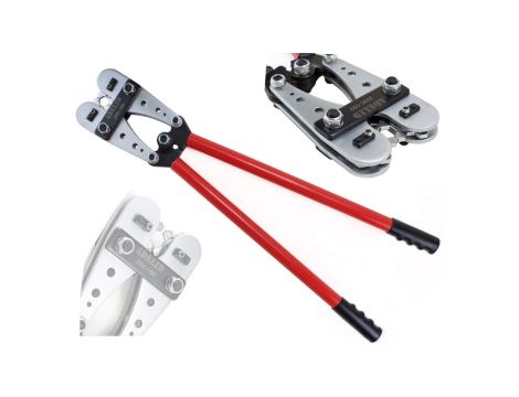 Praska do końcówek oczkowych 10-120mm2 HEX-Tech ZRK-120