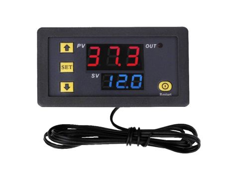 Termostat elektroniczny panelowy 24V DC TP2-24V