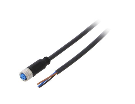 Przewód przyłączeniowy M8 PIN 3 proste 5m wtyk 60VAC 4A IP67 YF8U13-050UA1XLEAX