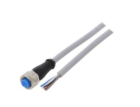 Przewód przyłączeniowy M12 PIN 5 proste 2m wtyk 125VAC 4A YF2A15-020VB5XLEAX