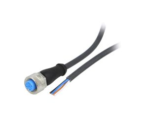 Przewód przyłączeniowy M12 PIN 4 prosty 10m wtyczka 250VAC IP67 YF2A14-100UB3XLEAX