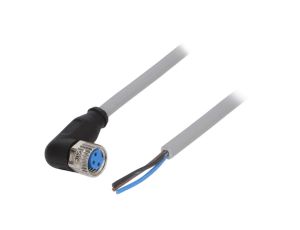 Przewód przyłączeniowy M8 PIN 3 kątowe 5m wtyk 60VAC 4A IP67 YG8U13-050VA1XLEAX