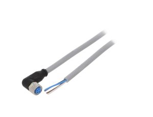 Przewód przyłączeniowy M8 PIN: 4 kątowe 2m wtyk 60VAC 4A IP67 YG8U14-020VA3XLEAX