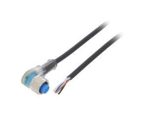 Przewód przyłączeniowy M12 PIN 4 kątowe 2m wtyk 4A -4080C YI2A14-020UB3XLEAX