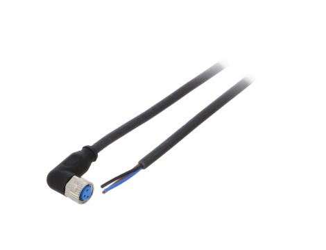 Przewód przyłączeniowy M8 PIN 3 kątowy 10m wtyk 60VAC 4A -4080C YG8U13-100UA1XLEAX