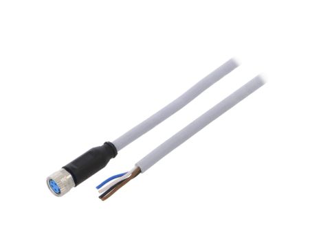 Przewód przyłączeniowy M12 PIN 4 kątowe 2m wtyk 250VAC 4A YG2A14-020UB3XLEAX