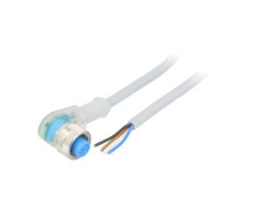 Przewód przyłączeniowy M12 PIN 4 kątowe 5m wtyk 4A -3080C YI2A14-050VB3XLEAX