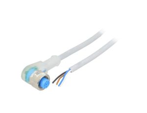 Przewód przyłączeniowy M12 PIN 4 kątowe 2m wtyk 4A -3080C YI2A14-020VB3XLEAX