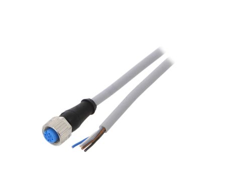 Przewód przyłączeniowy M12 PIN 5 proste 5m wtyk 125VAC 4A YF2A15-050VB5XLEAX