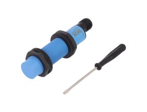 Czujnik pojemnościowy Zasięg 312mm Uzas 1036VDC PIN 4 CM18-12NPP-EC1