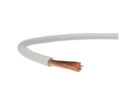 Przewód instalacyjny H05V-K / LgY 0,5 500V biały linka giętka Elektrokabel /100m/