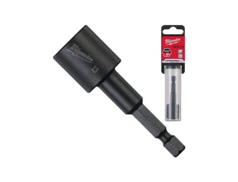 Udarowa nasadka sześciokątna magnetyczna adapter13mm 1/4 HEX M8 o długości 65mm MILWAUKEE