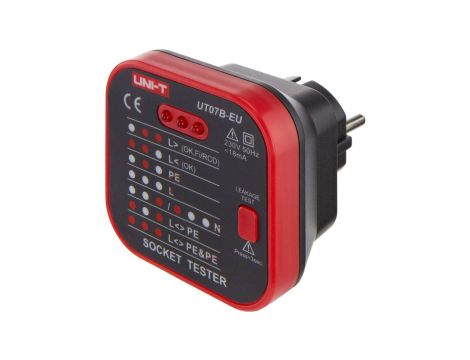Wskaźnik sieci 230V z testerem RCD UT07B UNI-T