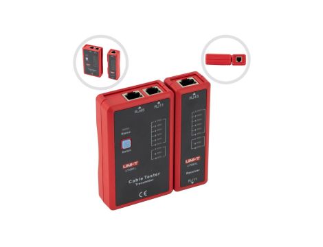 Tester kabli sieciowych RJ45 RJ11 z diodami LED UT681L Uni-T
