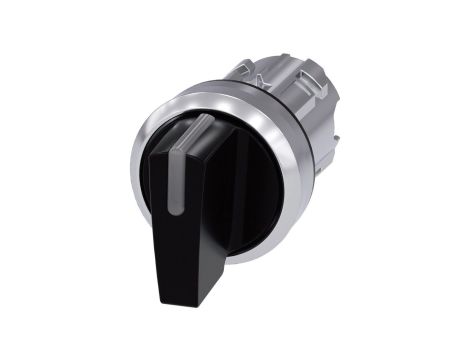Przełącznik 3 pozycyjny 22mm czarny bez samopowrotu I-O-II możl podświetlenie metal IP69k SIRIUS ACT 3SU1052-2BL10-0AA0