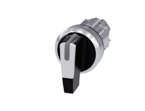Przełącznik 3 pozycyjny 22mm czarny/biały dł pióro z samopowrotem IOIO możl podświetl IP69k SIRIUS ACT 3SU1052-2CM60-0AA0