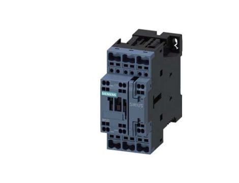 Stycznik S0 AC-3 25A 11kW / 400V styk pomocniczy 1Z + 1R 24VDC zintegrowany warystor 3P zaciski sprężynowe 3RT2026-2DB40