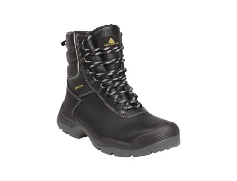 Trzewiki skórzane z podszewką z futerka poliamidowego rozmiar 44 czarne CADERS3NO44