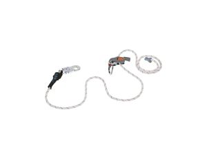 Zestaw zawierający: linę ustalającą pozycję podczas pracy dł. 4 m urządzenie regulacyjne cameleon 1 zatrzaśnik am002 i 1 łącznik