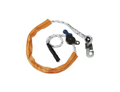 Lina do ustalania pozycji podczas pracy regulowana za pomocą reduktora ze stali. maksymalna długość 4 m am010 kolor pomarańczowy