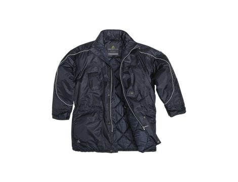 Kurtka z poliestru powlekanego PVC idealna do niskich temperatur kolor granatowy rozmiar XXL CORP HELSIBMXX