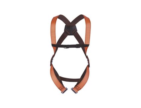 Szelki z 1 punktem zaczepowym - 2 klamry regulacyjne boczne kolor pomarańczowy rozmiar S/M/L ANTI HAR11GT