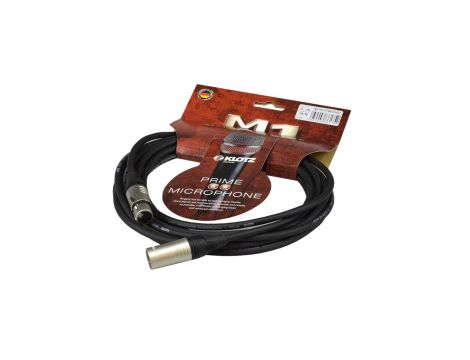 KLOTZ M1 Kabel mikrofonowy przedłużacz XLR (wtyk / gniazdo) 5m