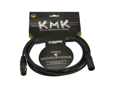 KLOTZ KMK Kabel mikrofonowy przedłużacz XLR (wtyk / gniazdo) 3m