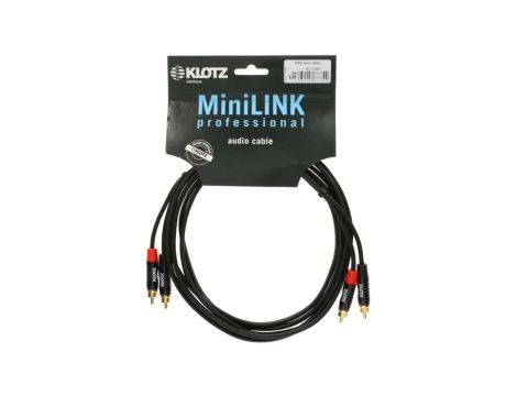 KLOTZ Kabel Audio 2x RCA Cinch (wtyk) / 2x RCA Cinch (wtyk) 0,9m