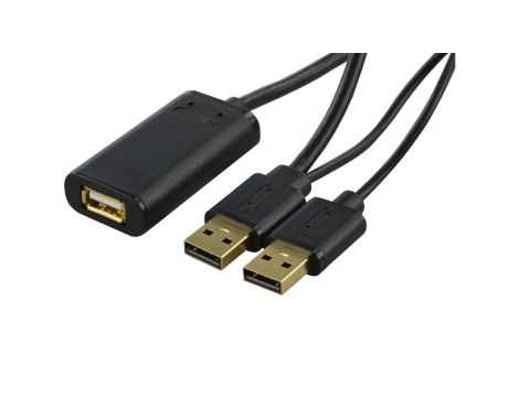 UNITEK Y-277 Kabel przedłużacz aktywny USB 2.0 A (wtyk / gniazdo) 5m ze wzmacniaczem USB