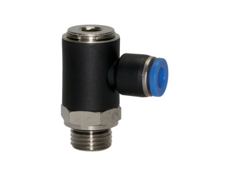 Złączka wtykowa kątowa banjo gwint G1/4z, pod wąż 6