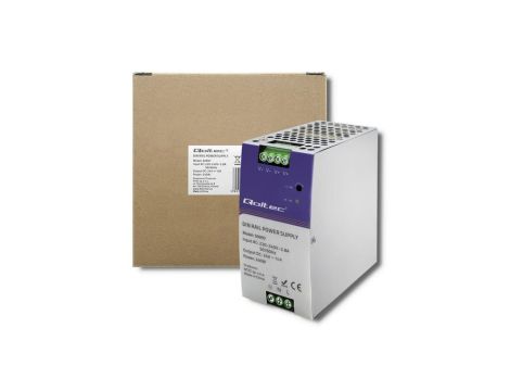 Qoltec Przemysłowy zasilacz na szynę DIN 240W 24V 10A