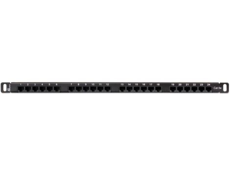 Patch panel UTP kat. 5e, 24 porty (PGF-5EUTP24-B7) GETFORT