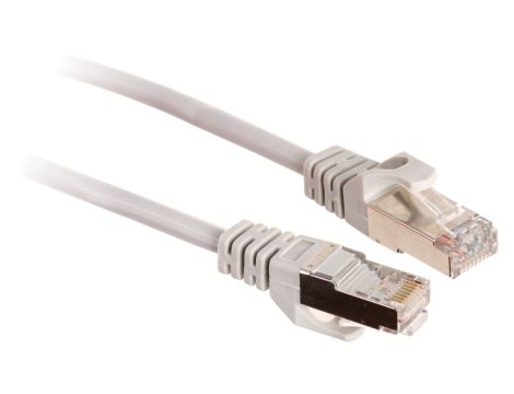 Patchcord skrętka kat. 5e FTP, 1m, szary (GF-PC5EFTP-1G) GETFORT