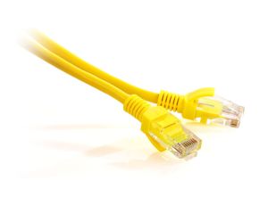 Patchcord skrętka kat. 5e UTP, 2m, żółty (GF-PC5EUTP-2Y) GETFORT
