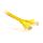 Patchcord skrętka kat. 5e UTP, 0,5m, żółty (GF-PC5EUTP-0.5Y) GETFORT