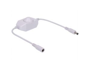 Sterownik LED Mono 1x6A potencjometr na przewodzie biały 12-24V Prescot