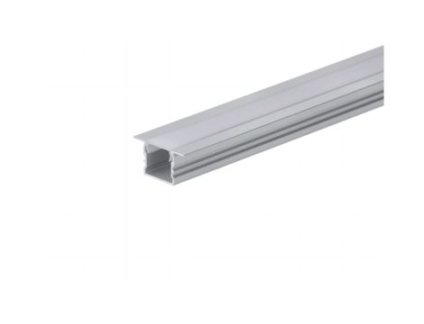 Profil led Standard Plus 1m anodowany z osłoną mleczną MLF