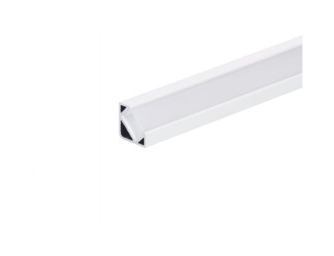 Profil led Corner 1m biały z osłoną mleczną MLF