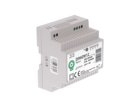 Zasilacz na szynę DIN 12V 60W