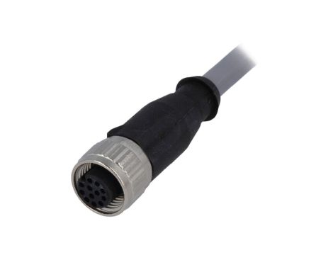 Złącze M12 żeńskie proste 1m 12pin 21348500C79010