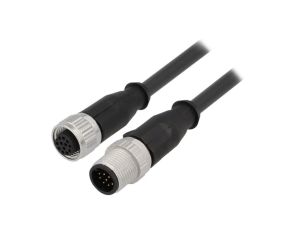 Złącze M12 męsko-żeńskie proste 10m 12pin 21348485C78100