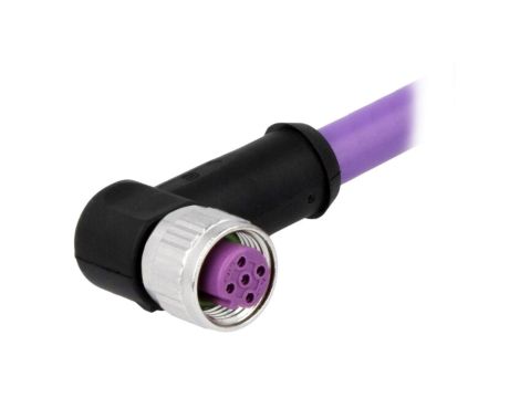 Złącze M12 żeńskie kątowe 2m 4pin 21349100486020