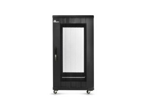 Szafa Rack 19 22U, 600x800, stojąca, perforowana (SGF22-68EH-SPB) GETFORT