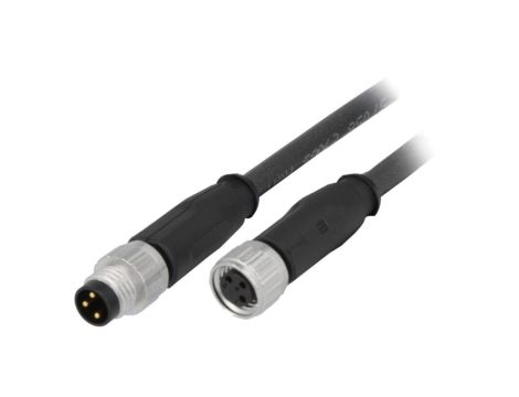 Złącze M8 męsko-żeńskie proste 1m 3pin 21348081388010