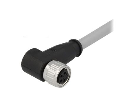 Złącze M8 żeńskie kątowe 7,5m 4pin 21348300481075